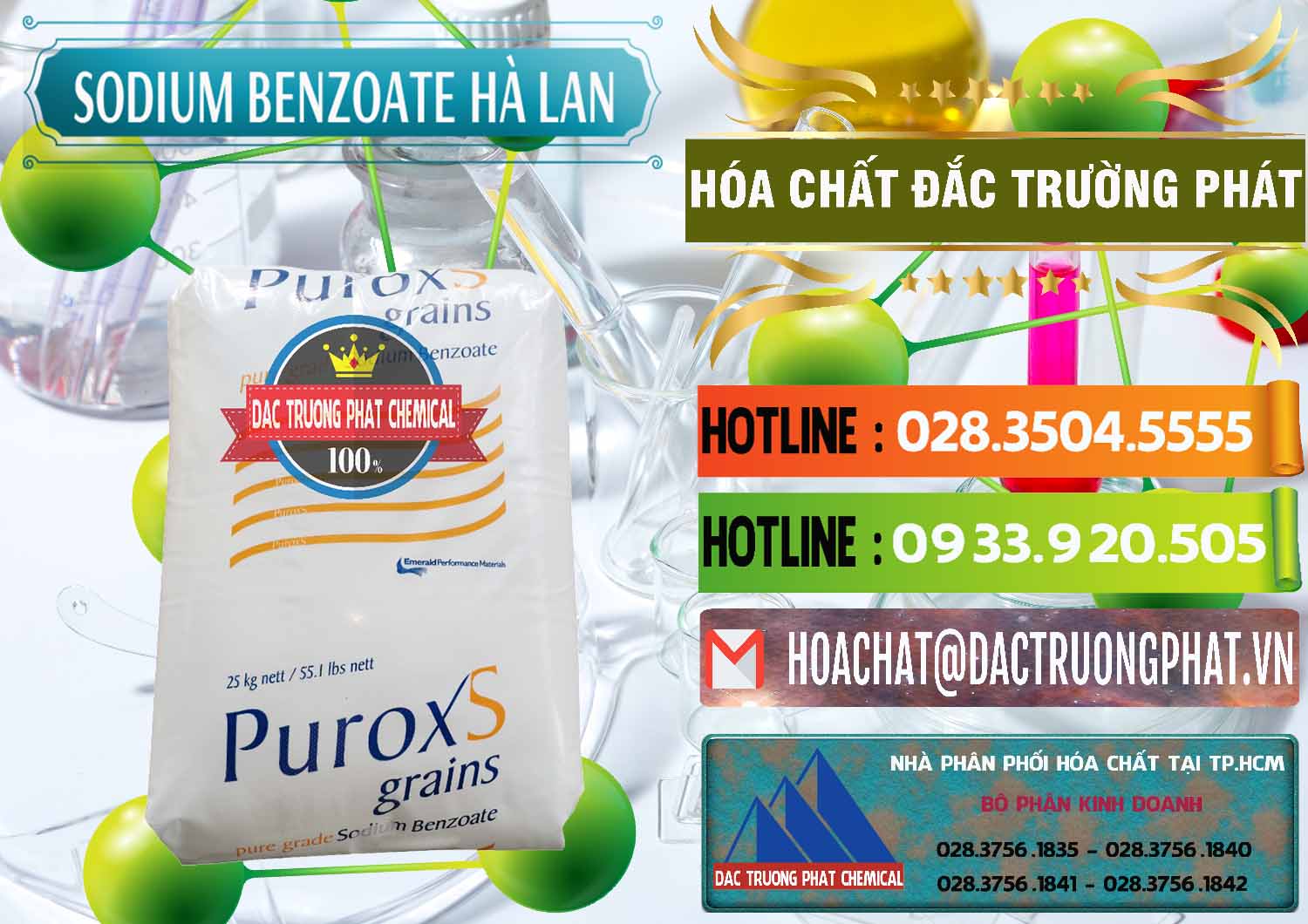 Nơi chuyên nhập khẩu - bán Sodium Benzoate - Mốc Bột Puroxs Hà Lan Netherlands - 0467 - Đơn vị kinh doanh - cung cấp hóa chất tại TP.HCM - cungcaphoachat.com.vn