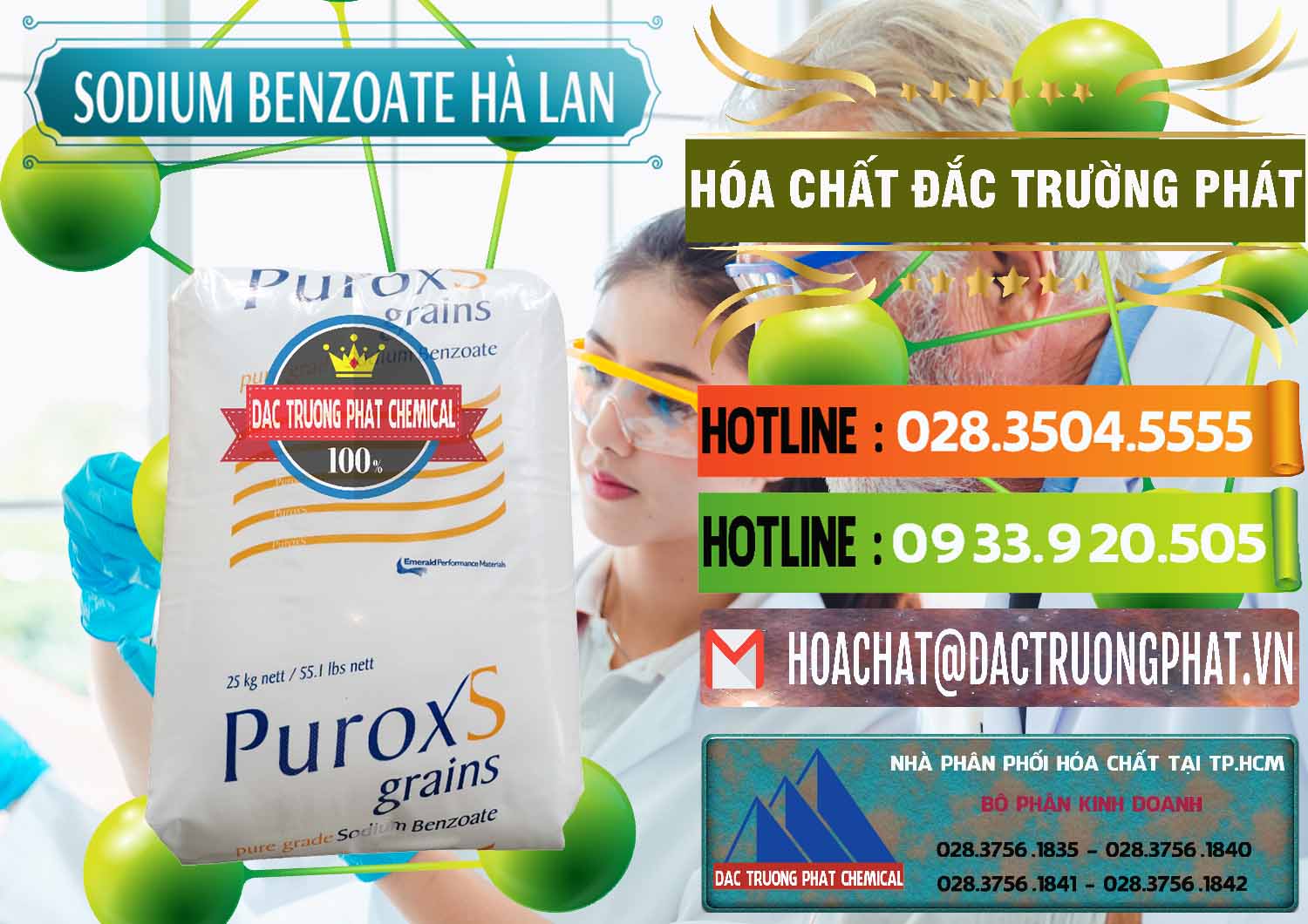 Nơi chuyên nhập khẩu & bán Sodium Benzoate - Mốc Bột Puroxs Hà Lan Netherlands - 0467 - Công ty phân phối - cung ứng hóa chất tại TP.HCM - cungcaphoachat.com.vn