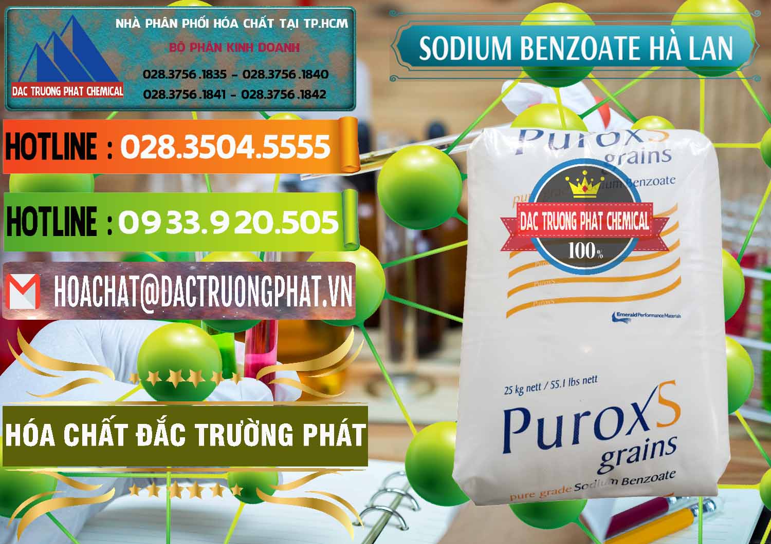 Đơn vị bán ( phân phối ) Sodium Benzoate - Mốc Bột Puroxs Hà Lan Netherlands - 0467 - Cty cung cấp & phân phối hóa chất tại TP.HCM - cungcaphoachat.com.vn