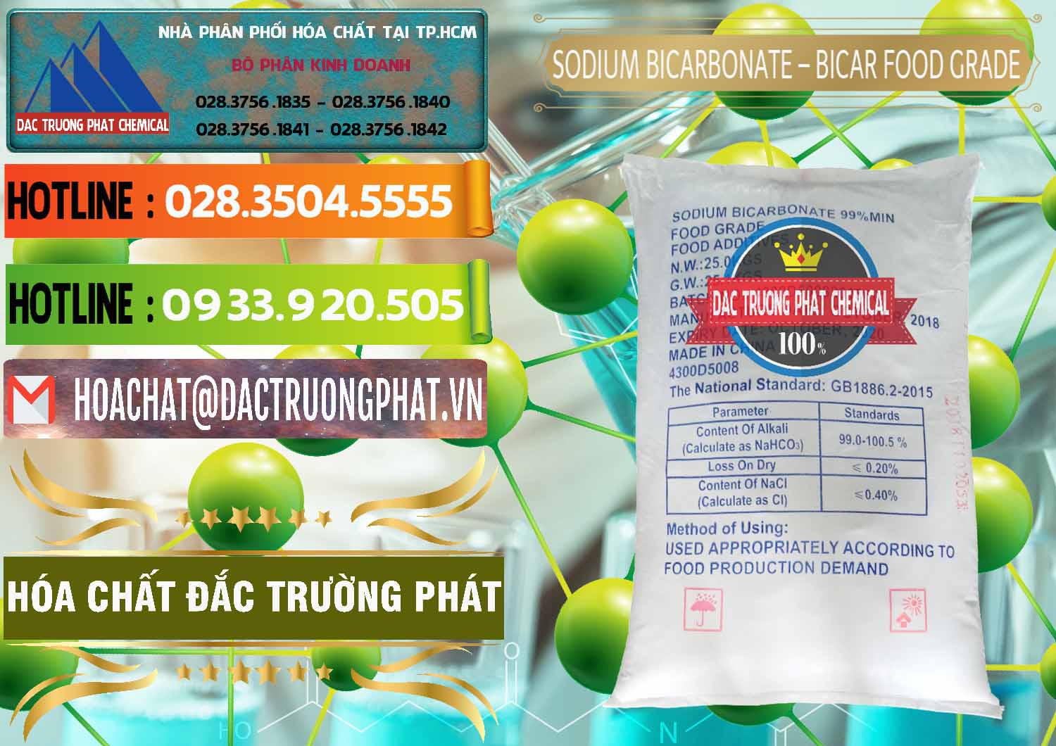 Cty chuyên kinh doanh - bán Sodium Bicarbonate – Bicar NaHCO3 Food Grade Trung Quốc China - 0138 - Phân phối & kinh doanh hóa chất tại TP.HCM - cungcaphoachat.com.vn