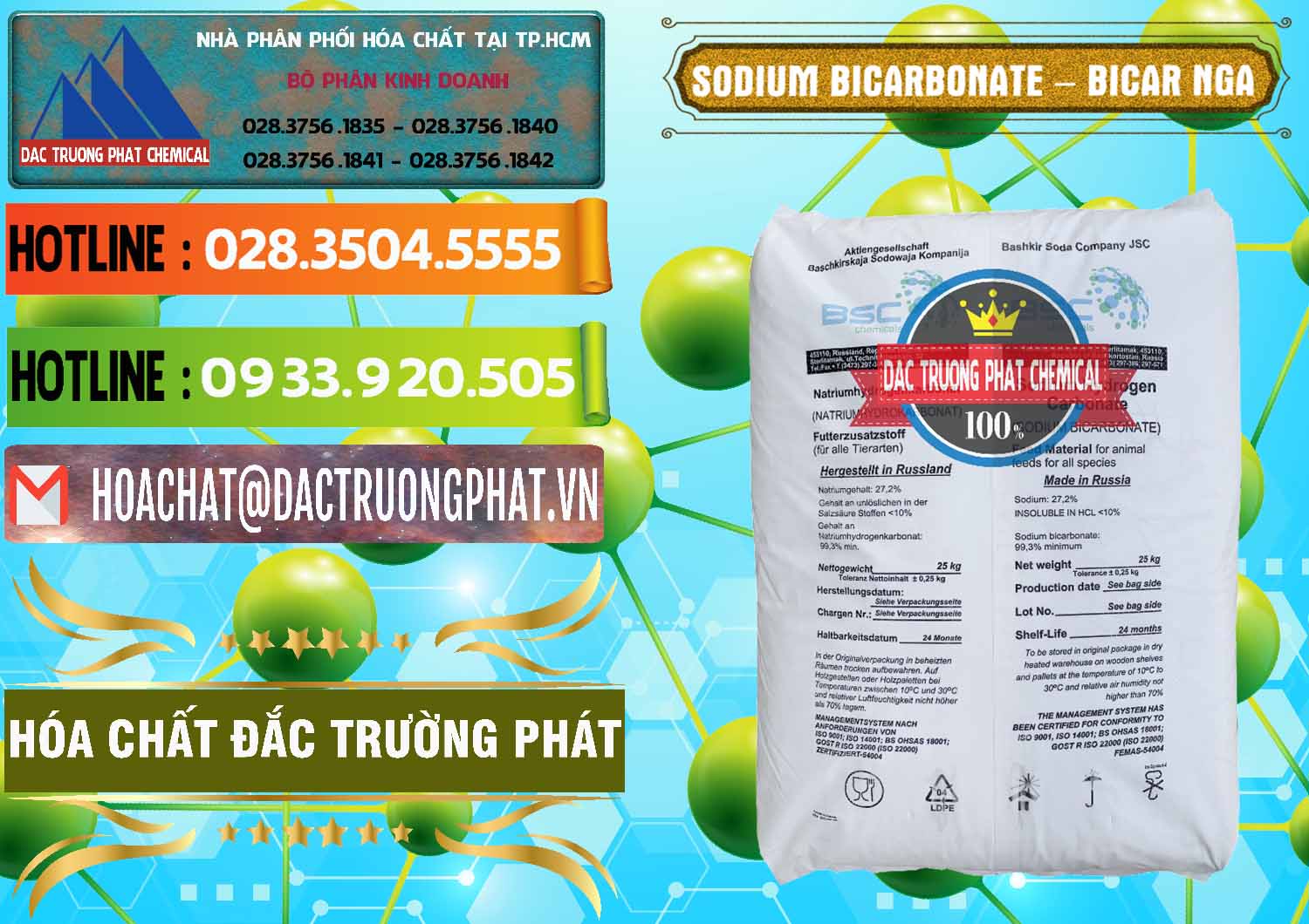 Đơn vị nhập khẩu - bán Sodium Bicarbonate – Bicar NaHCO3 Nga Russia - 0425 - Nhà phân phối và cung cấp hóa chất tại TP.HCM - cungcaphoachat.com.vn