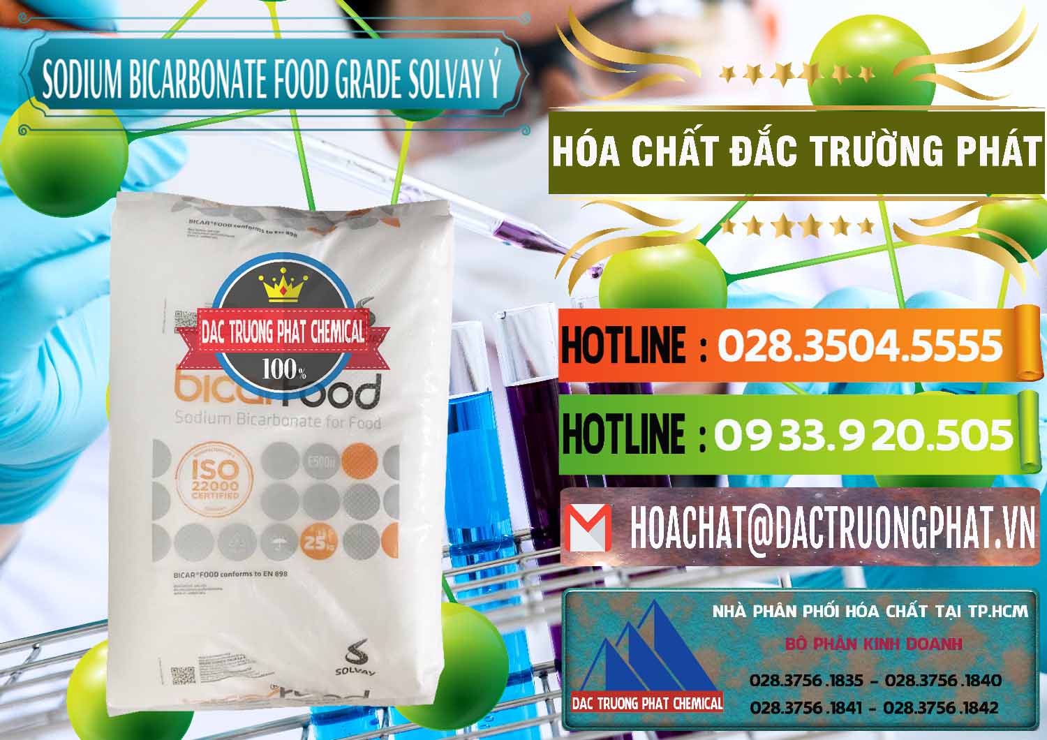 Nơi bán ( phân phối ) Sodium Bicarbonate – Bicar NaHCO3 Food Grade Solvay Ý Italy - 0220 - Đơn vị chuyên nhập khẩu và cung cấp hóa chất tại TP.HCM - cungcaphoachat.com.vn