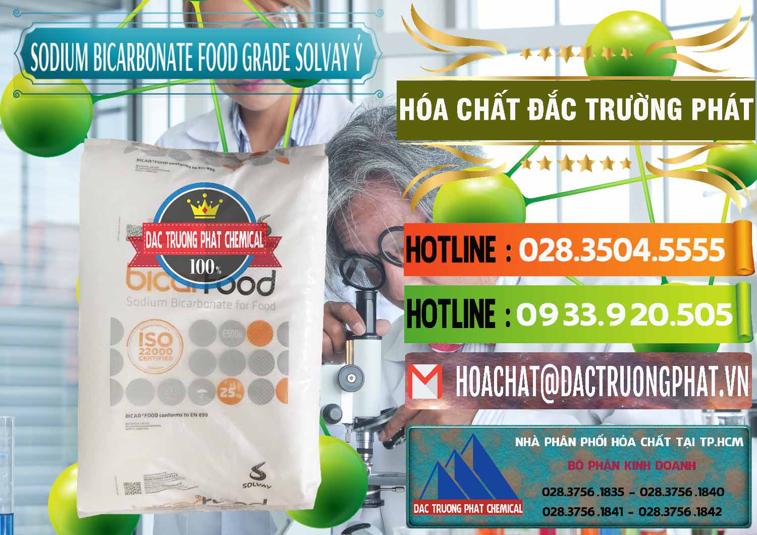 Chuyên bán & phân phối Sodium Bicarbonate – Bicar NaHCO3 Food Grade Solvay Ý Italy - 0220 - Cty cung cấp _ nhập khẩu hóa chất tại TP.HCM - cungcaphoachat.com.vn