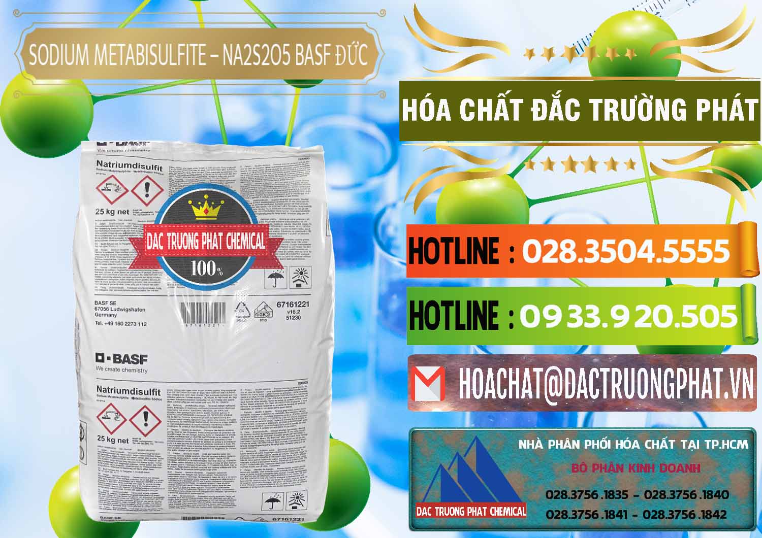 Chuyên phân phối - bán Sodium Metabisulfite - NA2S2O5 Food Grade BASF Đức Germany - 0143 - Cty kinh doanh và cung cấp hóa chất tại TP.HCM - cungcaphoachat.com.vn