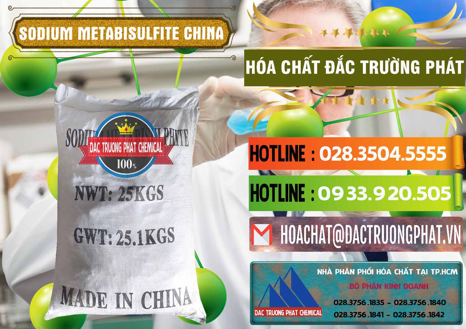 Đơn vị chuyên cung cấp ( bán ) Sodium Metabisulfite - NA2S2O5 Trung Quốc China - 0484 - Kinh doanh & phân phối hóa chất tại TP.HCM - cungcaphoachat.com.vn