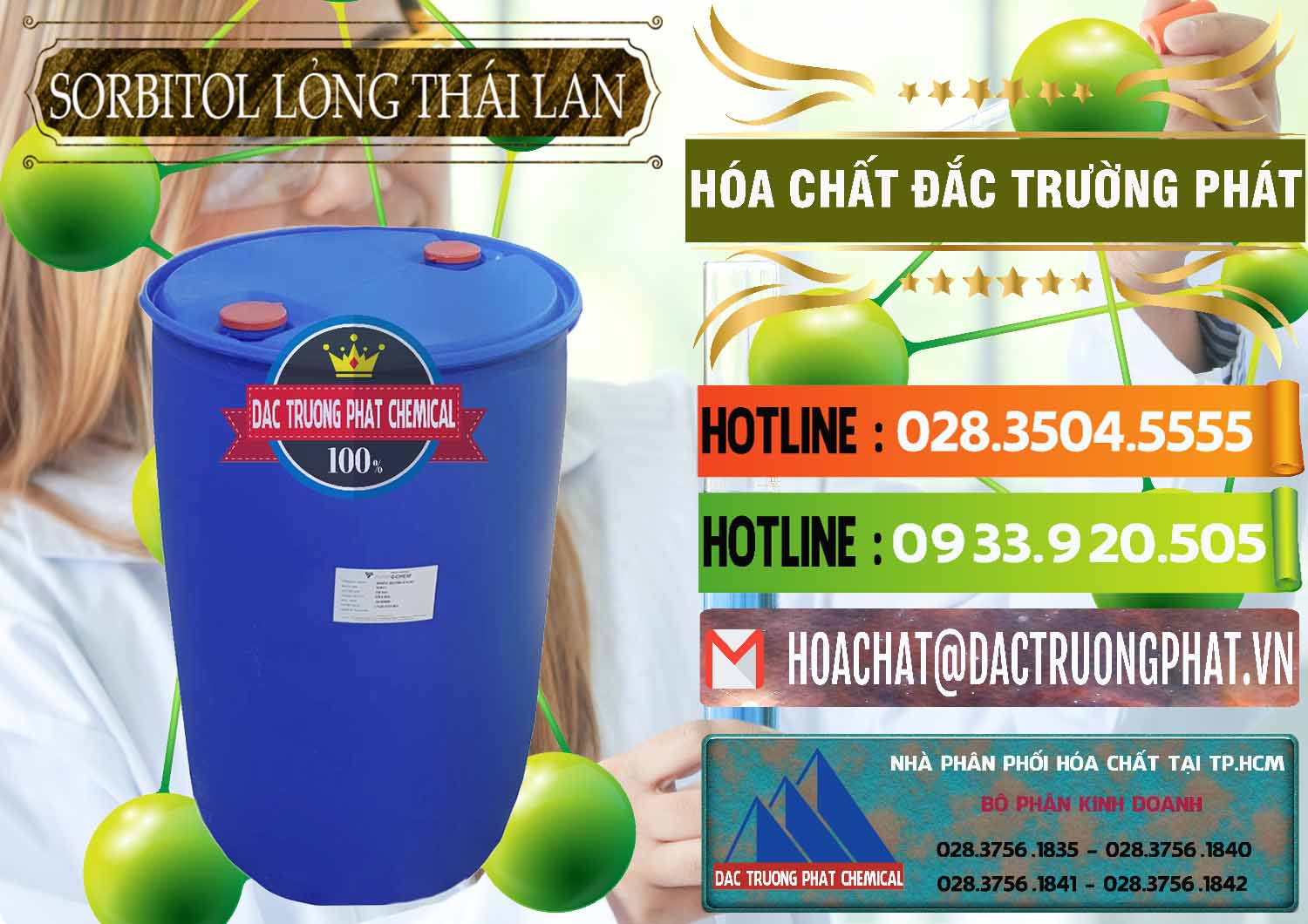 Chuyên bán _ cung cấp Sorbitol - C6H14O6 Lỏng 70% Food Grade Thái Lan Thailand - 0341 - Công ty cung cấp ( phân phối ) hóa chất tại TP.HCM - cungcaphoachat.com.vn
