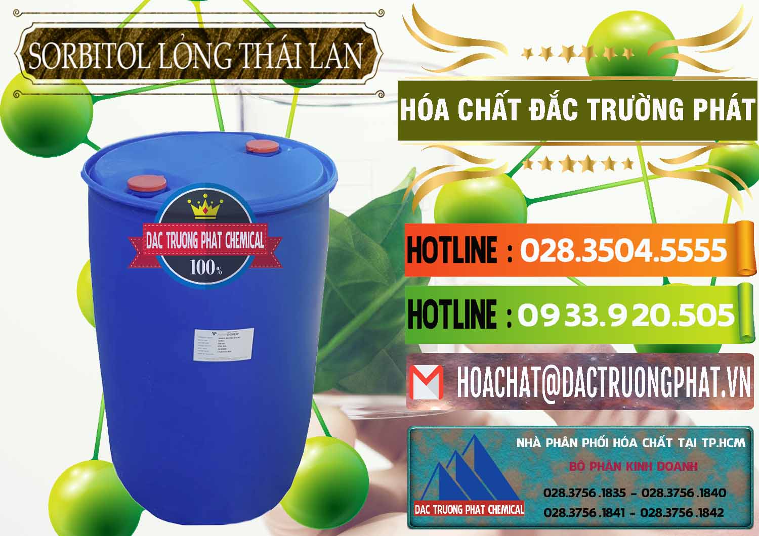 Cty chuyên bán _ phân phối Sorbitol - C6H14O6 Lỏng 70% Food Grade Thái Lan Thailand - 0341 - Nơi chuyên cung cấp & kinh doanh hóa chất tại TP.HCM - cungcaphoachat.com.vn