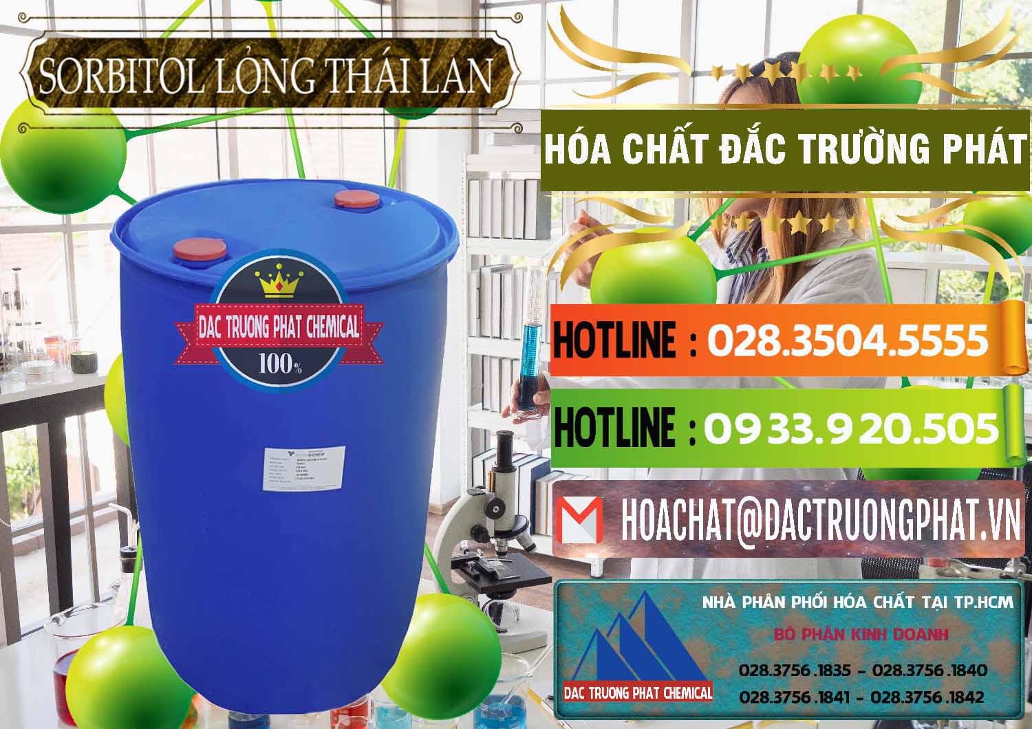 Nơi chuyên phân phối và bán Sorbitol - C6H14O6 Lỏng 70% Food Grade Thái Lan Thailand - 0341 - Phân phối ( nhập khẩu ) hóa chất tại TP.HCM - cungcaphoachat.com.vn