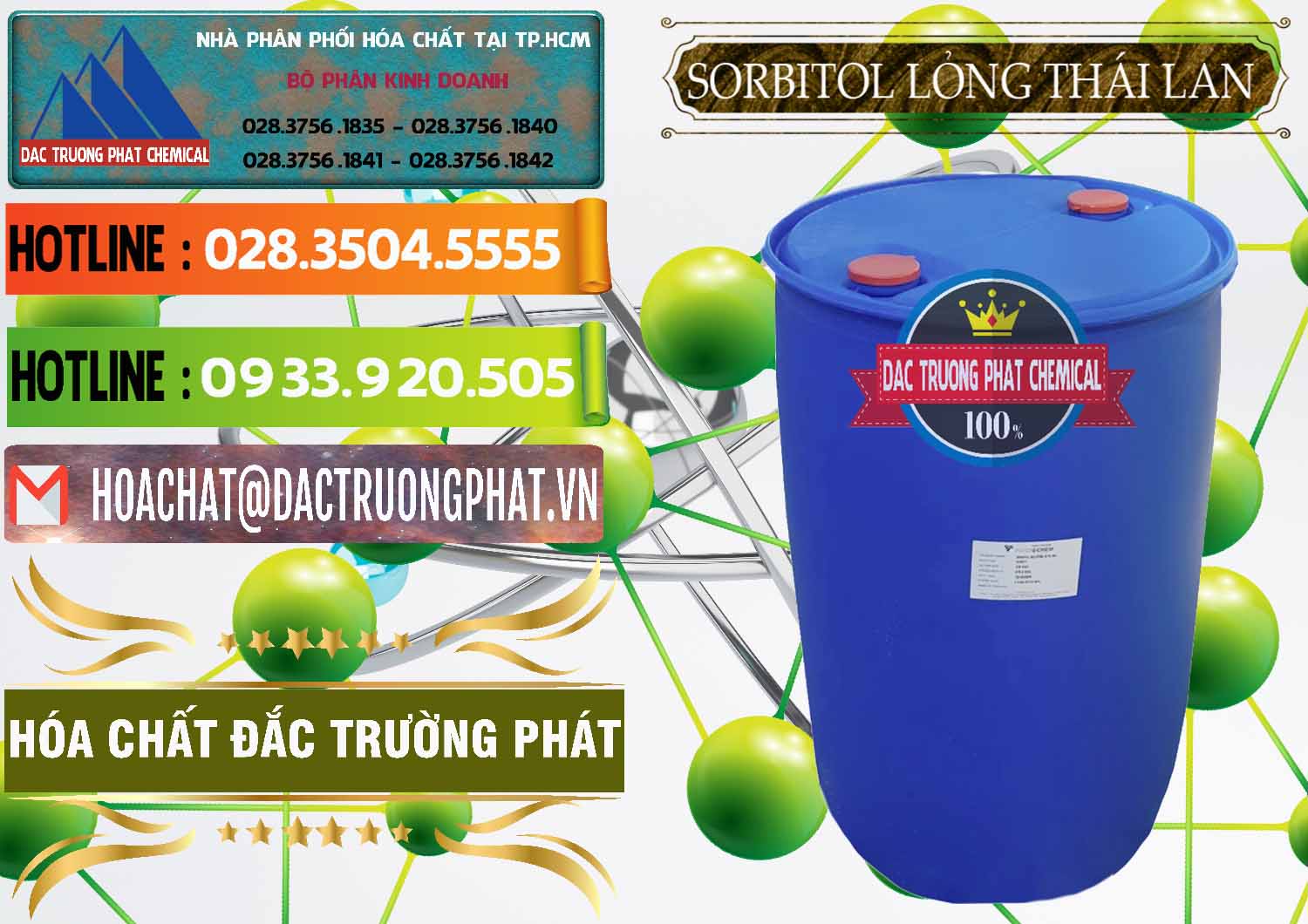 Cty bán ( phân phối ) Sorbitol - C6H14O6 Lỏng 70% Food Grade Thái Lan Thailand - 0341 - Nhà phân phối - bán hóa chất tại TP.HCM - cungcaphoachat.com.vn