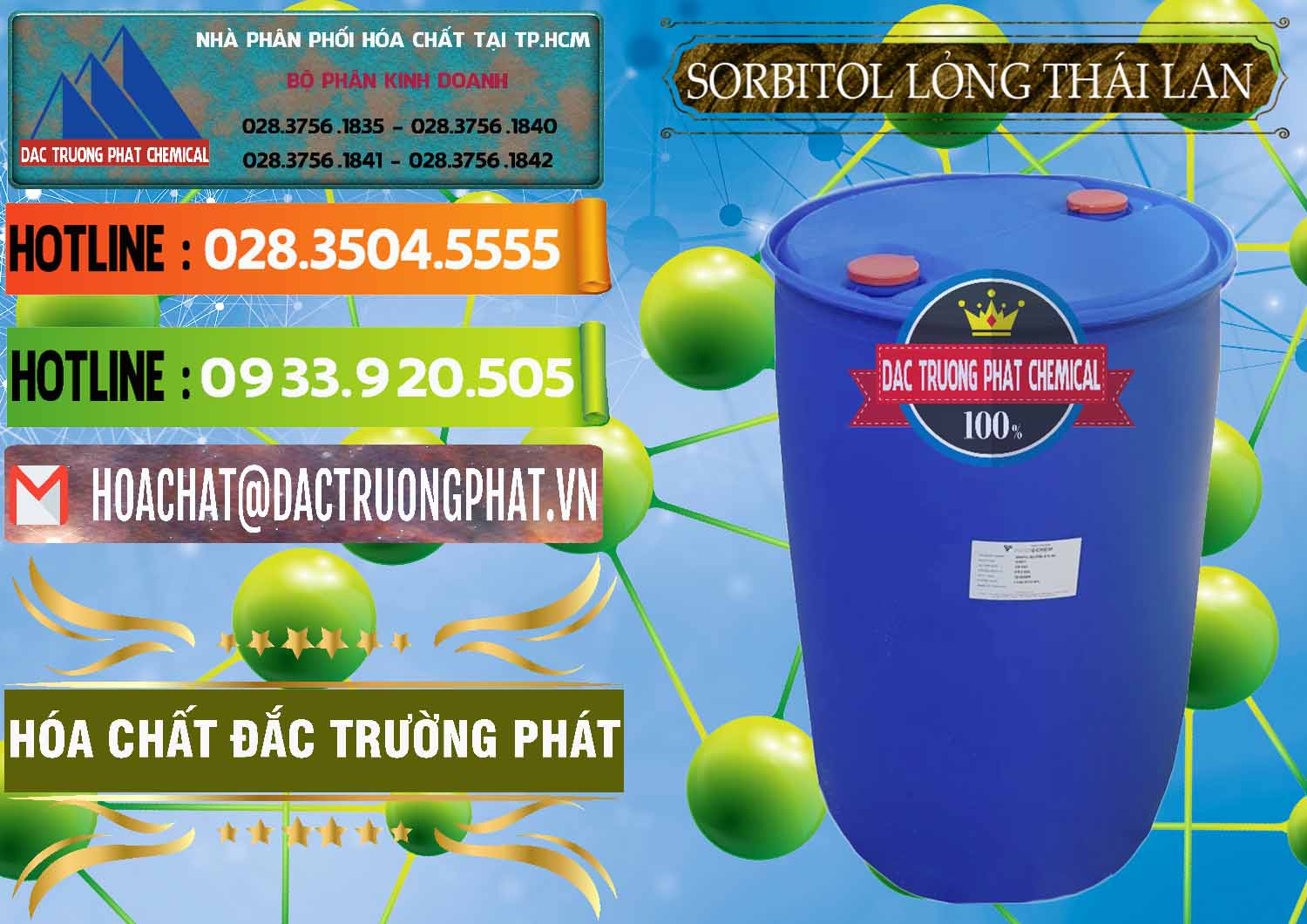 Bán - cung cấp Sorbitol - C6H14O6 Lỏng 70% Food Grade Thái Lan Thailand - 0341 - Nhà cung cấp và nhập khẩu hóa chất tại TP.HCM - cungcaphoachat.com.vn