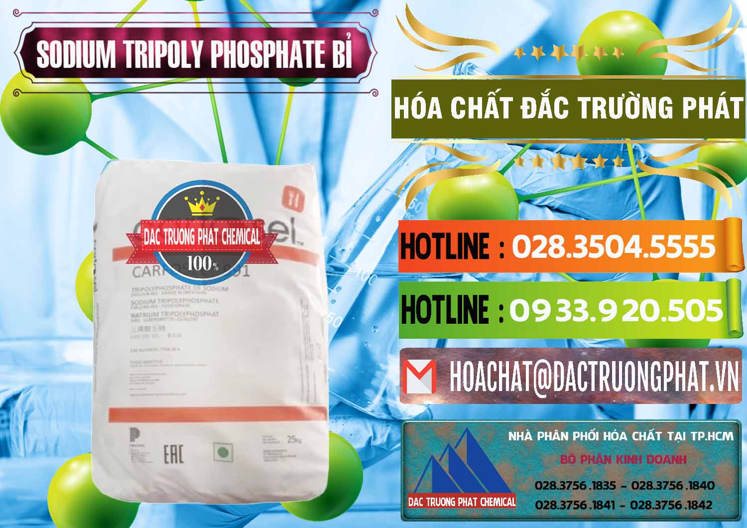 Nơi chuyên bán ( phân phối ) Sodium Tripoly Phosphate - STPP Carfosel 991 Bỉ Belgium - 0429 - Đơn vị cung cấp & phân phối hóa chất tại TP.HCM - cungcaphoachat.com.vn