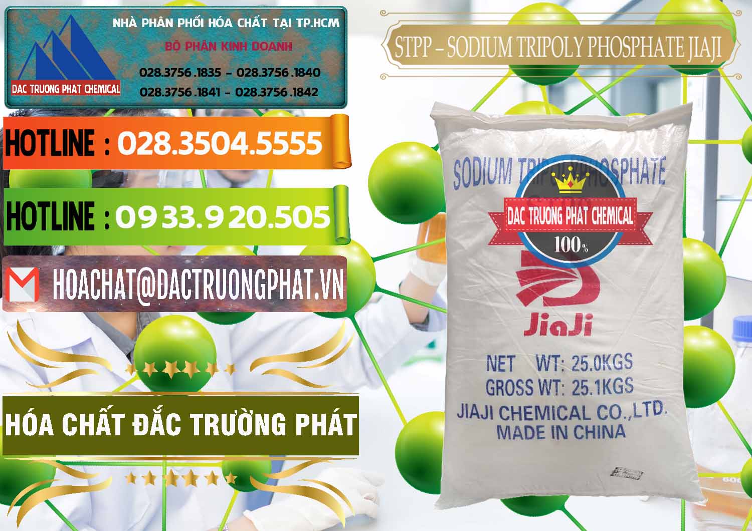 Nơi chuyên bán ( phân phối ) Sodium Tripoly Phosphate - STPP Jiaji Trung Quốc China - 0154 - Cty cung cấp và bán hóa chất tại TP.HCM - cungcaphoachat.com.vn