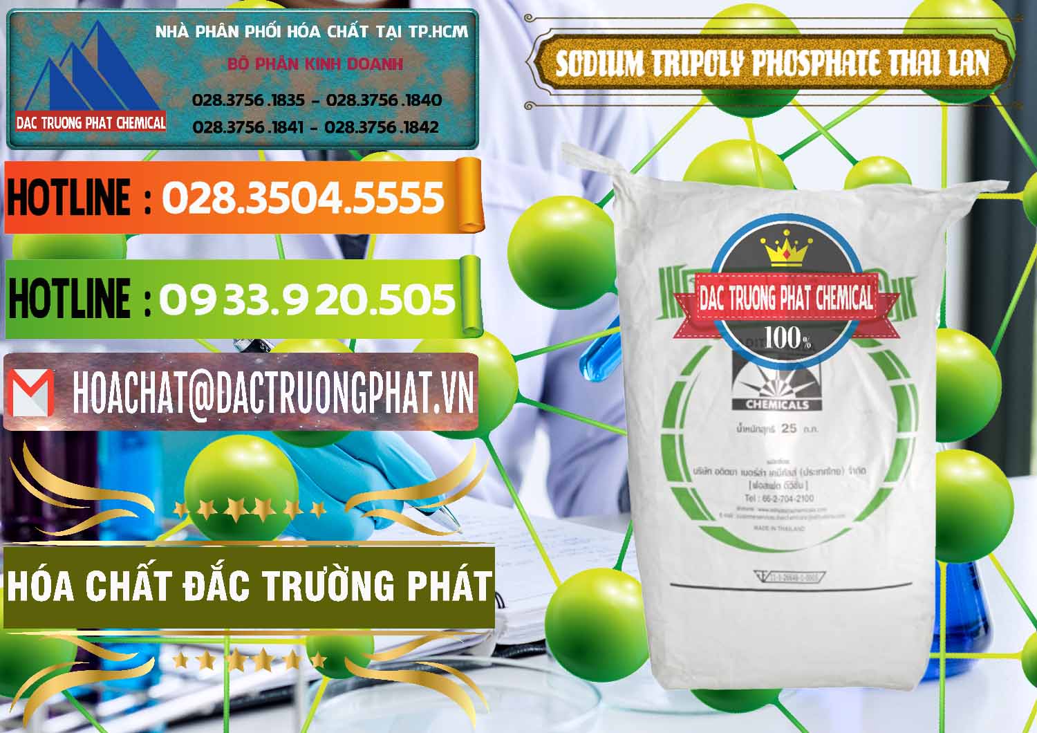 Chuyên bán ( phân phối ) Sodium Tripoly Phosphate - STPP Aditya Birla Grasim Thái Lan Thailand - 0421 - Đơn vị nhập khẩu & cung cấp hóa chất tại TP.HCM - cungcaphoachat.com.vn