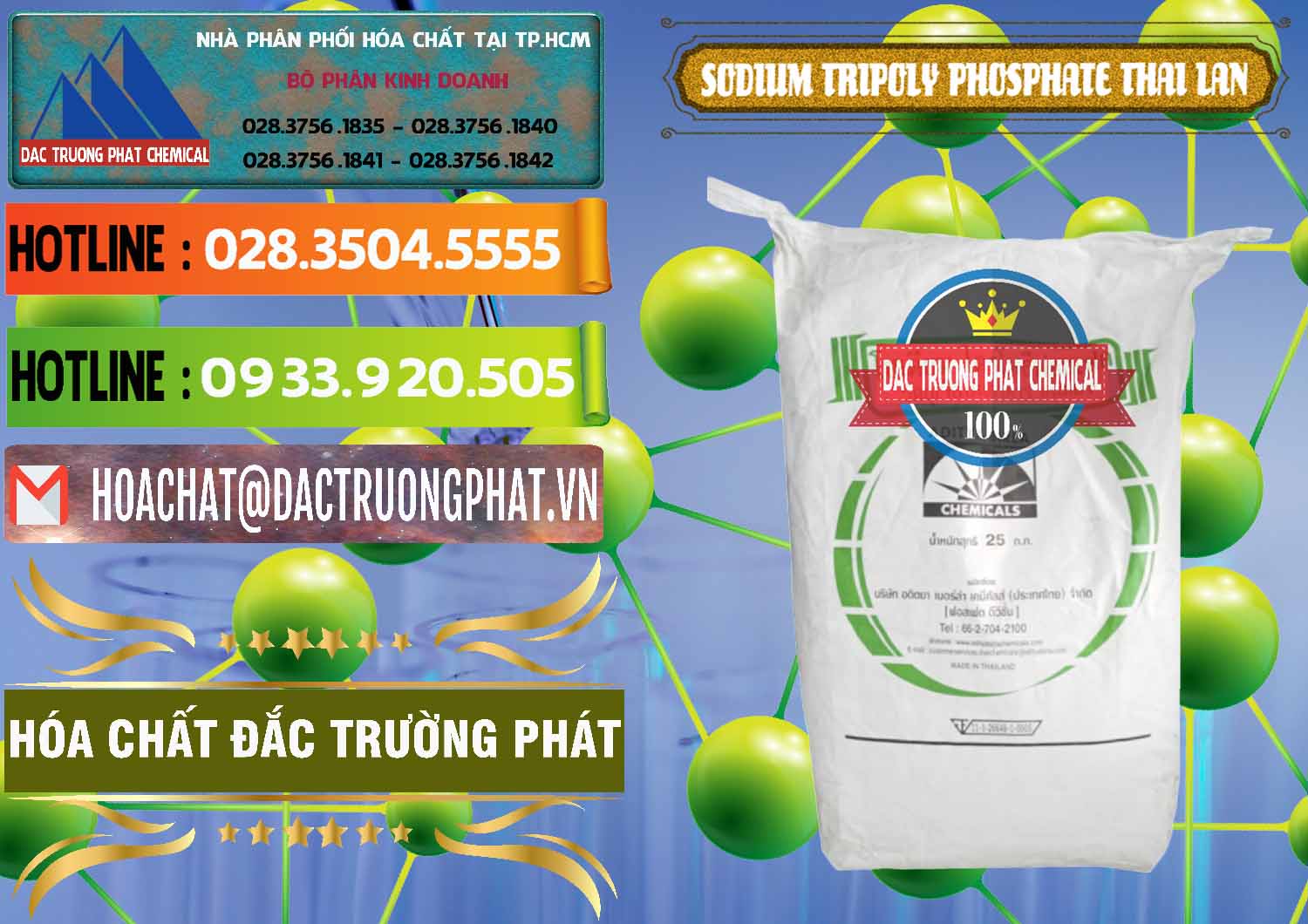 Nhà phân phối ( bán ) Sodium Tripoly Phosphate - STPP Aditya Birla Grasim Thái Lan Thailand - 0421 - Đơn vị chuyên phân phối & cung ứng hóa chất tại TP.HCM - cungcaphoachat.com.vn