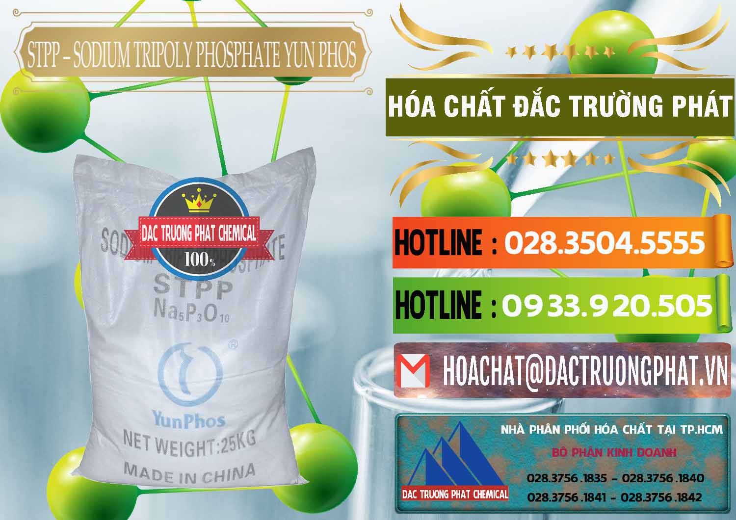 Cty chuyên nhập khẩu và bán Sodium Tripoly Phosphate - STPP Yun Phos Trung Quốc China - 0153 - Đơn vị cung cấp ( nhập khẩu ) hóa chất tại TP.HCM - cungcaphoachat.com.vn