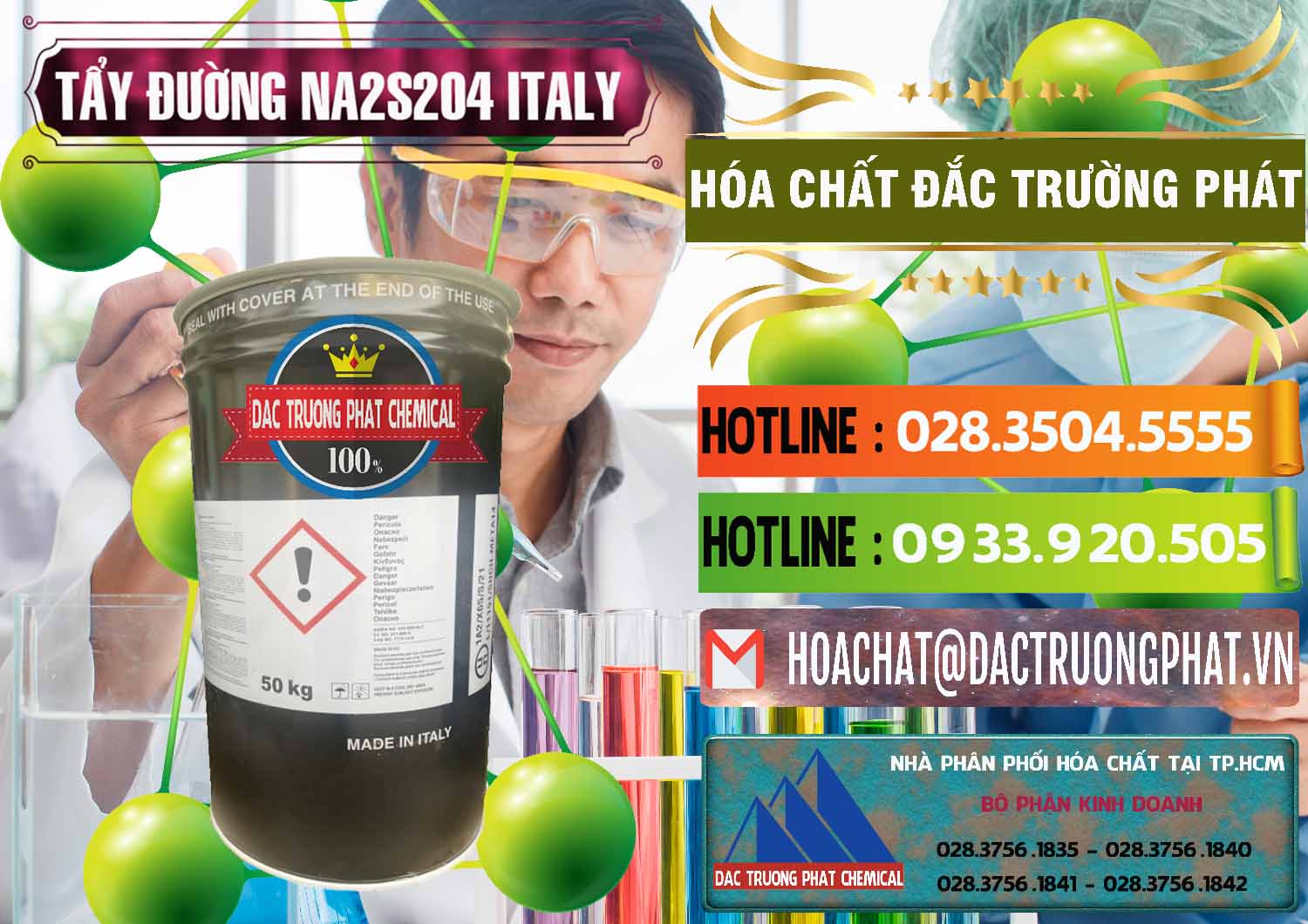 Cty chuyên bán ( phân phối ) Tẩy Đường - NA2S2O4 Ý Italy - 0422 - Phân phối ( cung cấp ) hóa chất tại TP.HCM - cungcaphoachat.com.vn