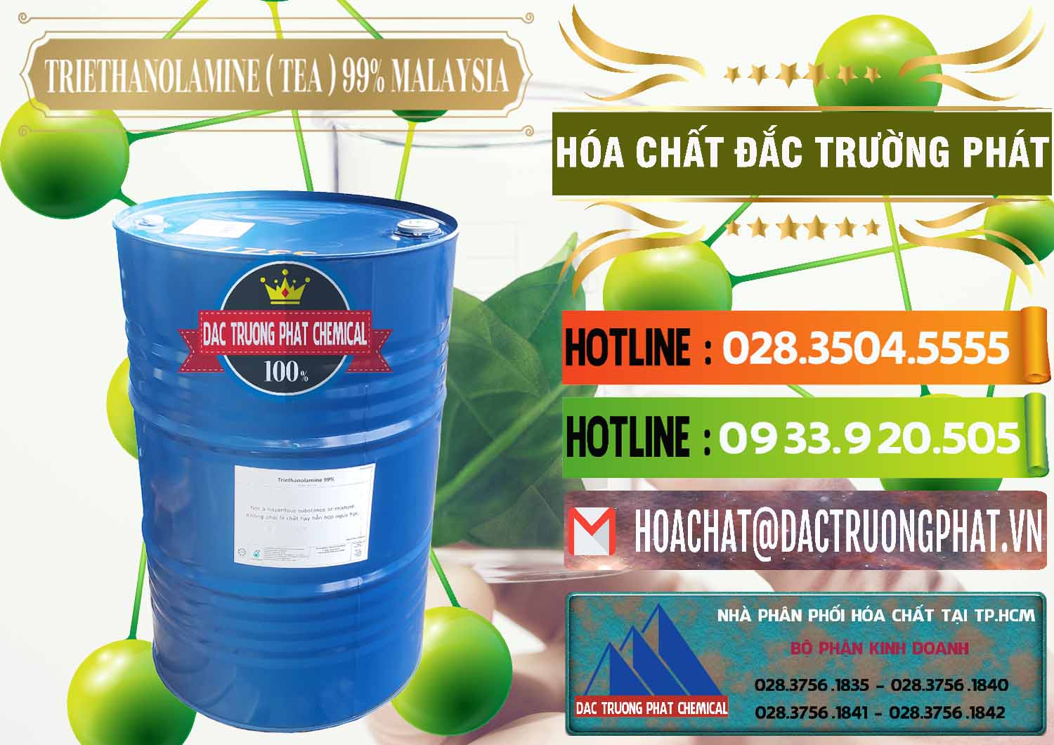 Bán TEA - Triethanolamine 99% Mã Lai Malaysia - 0323 - Chuyên bán và cung cấp hóa chất tại TP.HCM - cungcaphoachat.com.vn