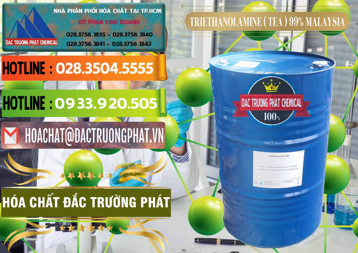 Công ty chuyên bán ( cung ứng ) TEA - Triethanolamine 99% Mã Lai Malaysia - 0323 - Chuyên cung ứng và phân phối hóa chất tại TP.HCM - cungcaphoachat.com.vn