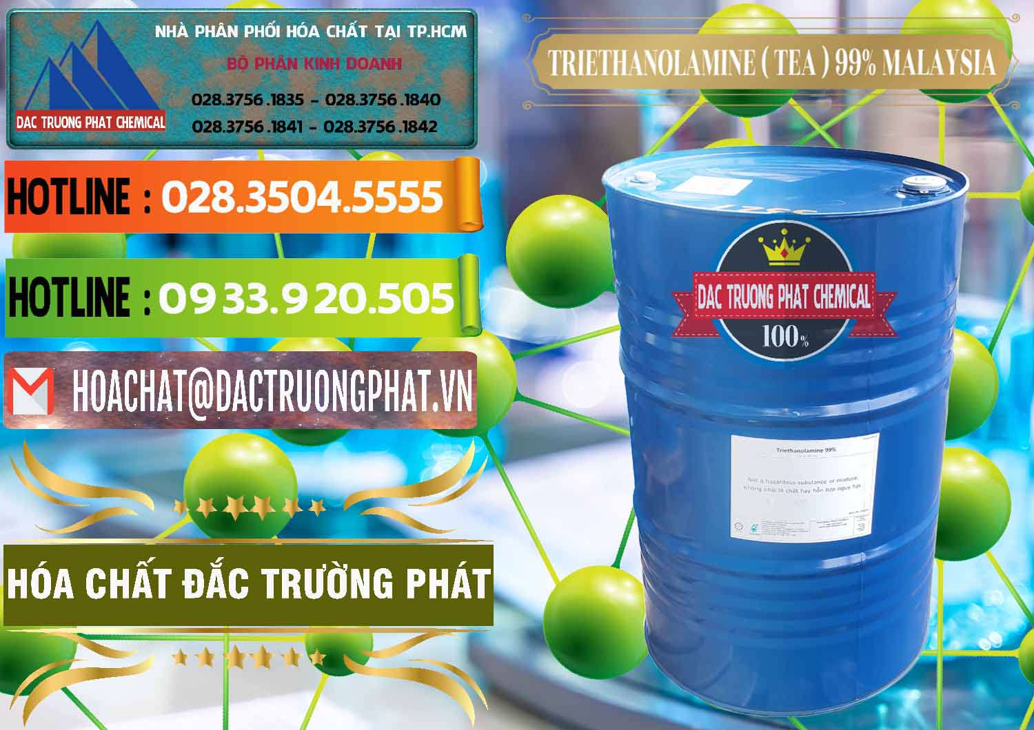 Cty cung cấp - bán TEA - Triethanolamine 99% Mã Lai Malaysia - 0323 - Nơi phân phối và cung ứng hóa chất tại TP.HCM - cungcaphoachat.com.vn