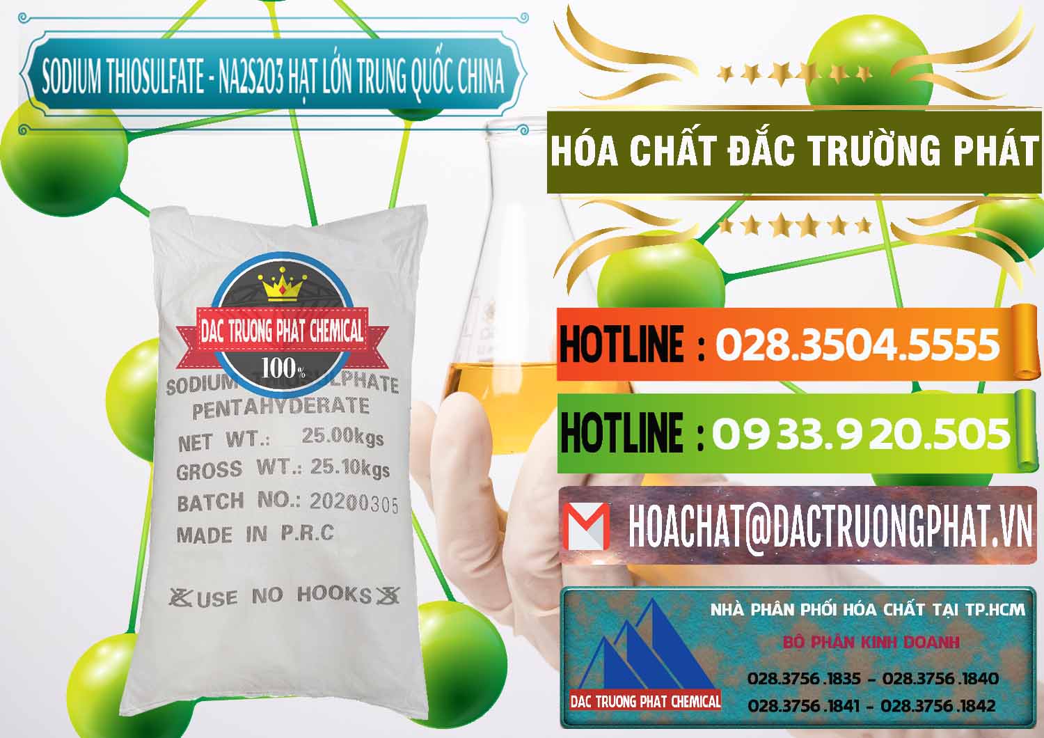 Cty chuyên phân phối ( bán ) Sodium Thiosulfate - NA2S2O3 Hạt Lớn Trung Quốc China - 0203 - Công ty chuyên phân phối và nhập khẩu hóa chất tại TP.HCM - cungcaphoachat.com.vn