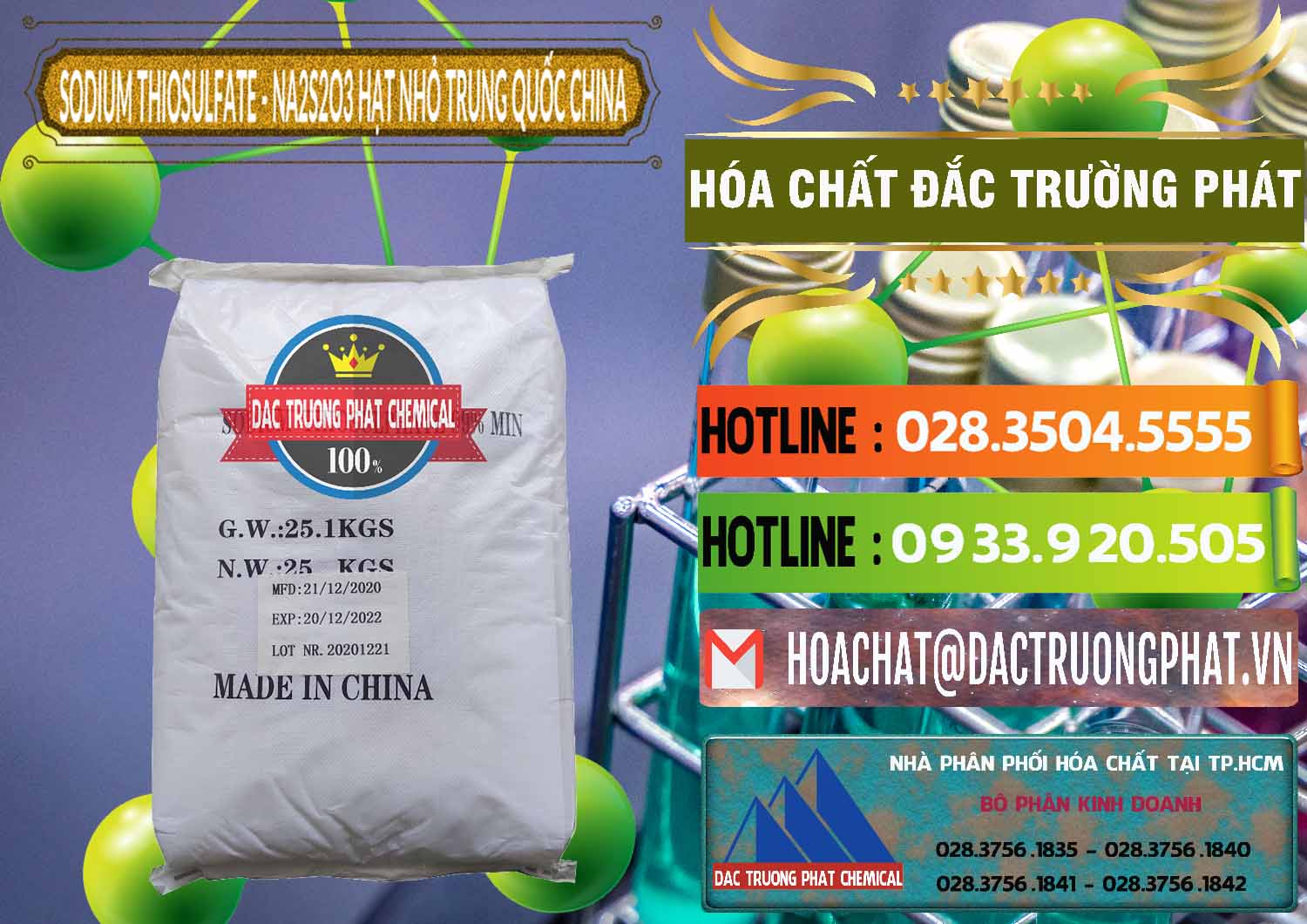 Cty chuyên cung ứng & bán Sodium Thiosulfate - NA2S2O3 Hạt Nhỏ Trung Quốc China - 0204 - Đơn vị phân phối - bán hóa chất tại TP.HCM - cungcaphoachat.com.vn