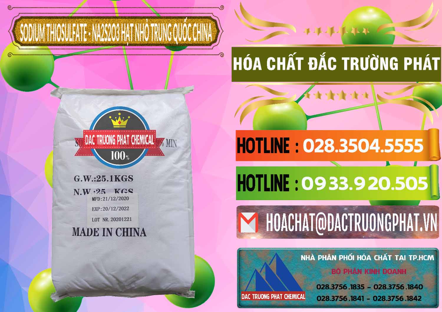 Nơi chuyên kinh doanh và bán Sodium Thiosulfate - NA2S2O3 Hạt Nhỏ Trung Quốc China - 0204 - Nhà phân phối ( cung ứng ) hóa chất tại TP.HCM - cungcaphoachat.com.vn