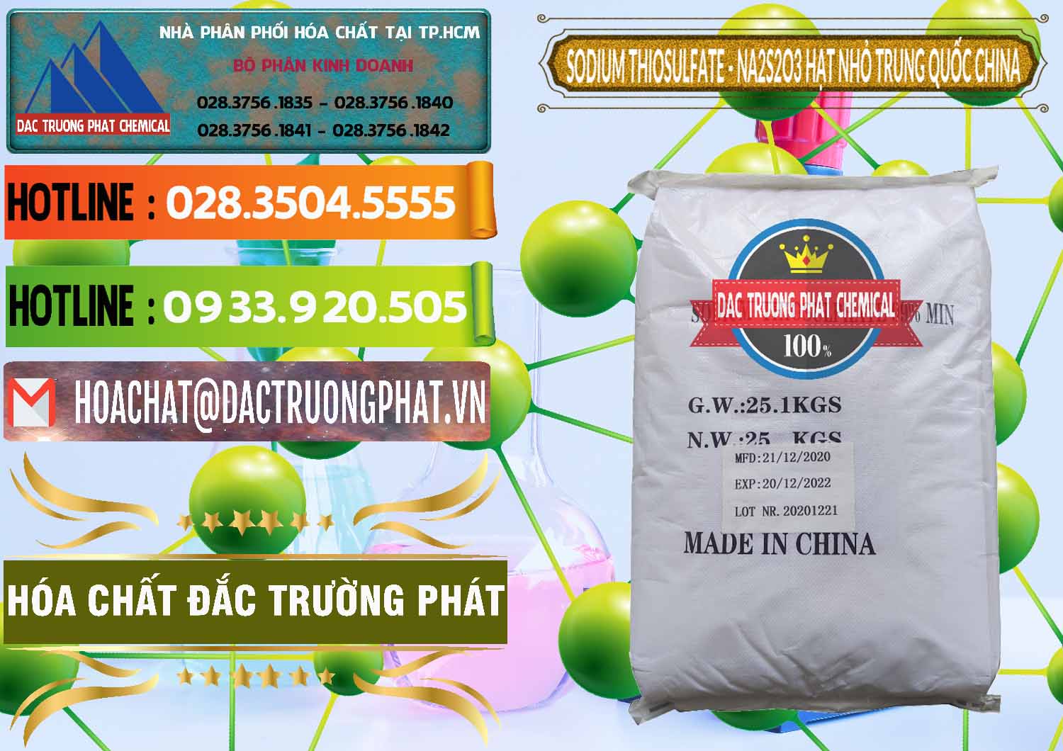 Chuyên phân phối và bán Sodium Thiosulfate - NA2S2O3 Hạt Nhỏ Trung Quốc China - 0204 - Nơi chuyên nhập khẩu và phân phối hóa chất tại TP.HCM - cungcaphoachat.com.vn
