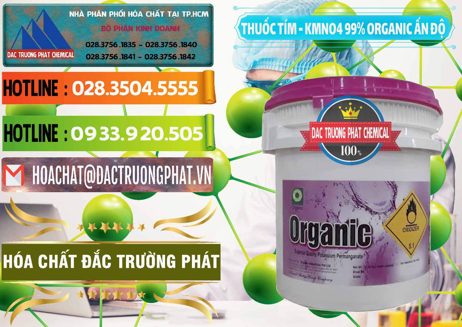 Chuyên bán ( cung cấp ) Thuốc Tím - KMNO4 99% Organic Ấn Độ India - 0216 - Cty chuyên kinh doanh - cung cấp hóa chất tại TP.HCM - cungcaphoachat.com.vn