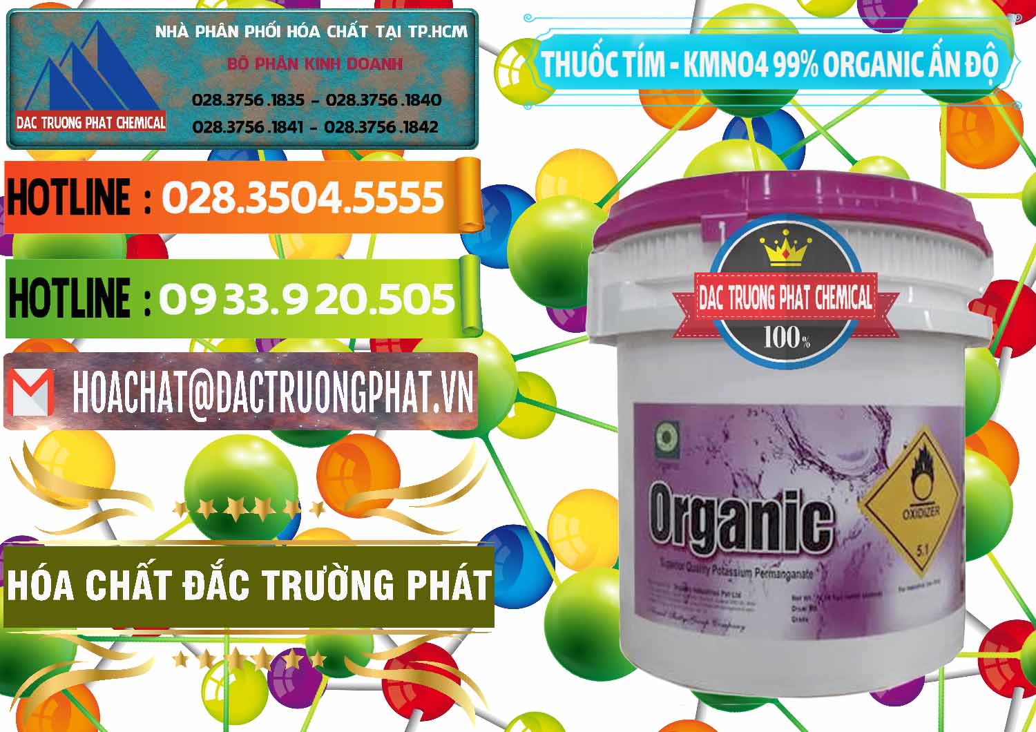 Cty bán - cung ứng Thuốc Tím - KMNO4 99% Organic Ấn Độ India - 0216 - Kinh doanh _ phân phối hóa chất tại TP.HCM - cungcaphoachat.com.vn