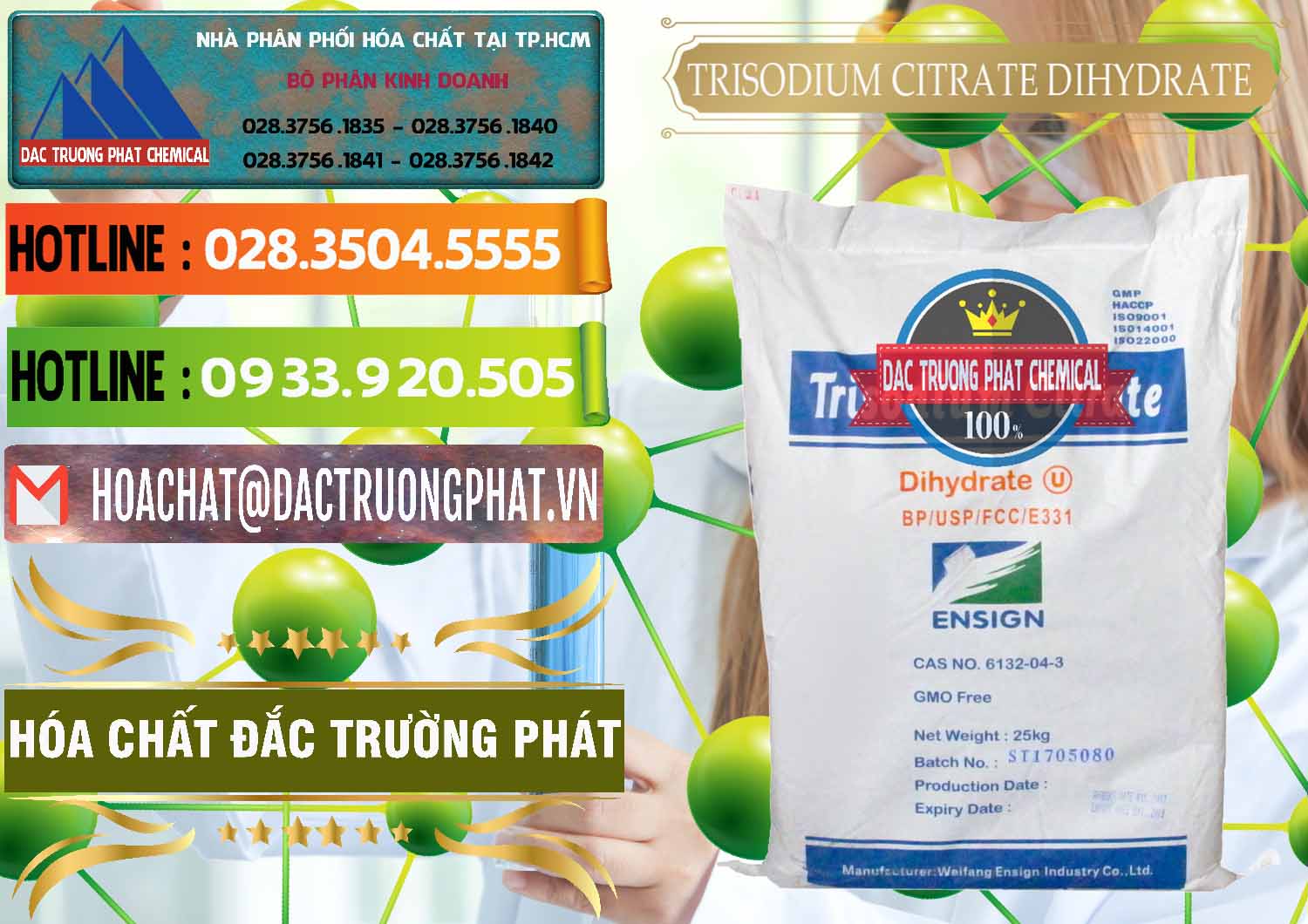 Đơn vị chuyên nhập khẩu - bán Trisodium Citrate Dihydrate - Na3C6H5O7 Weifang Trung Quốc China - 0324 - Đơn vị nhập khẩu - cung cấp hóa chất tại TP.HCM - cungcaphoachat.com.vn