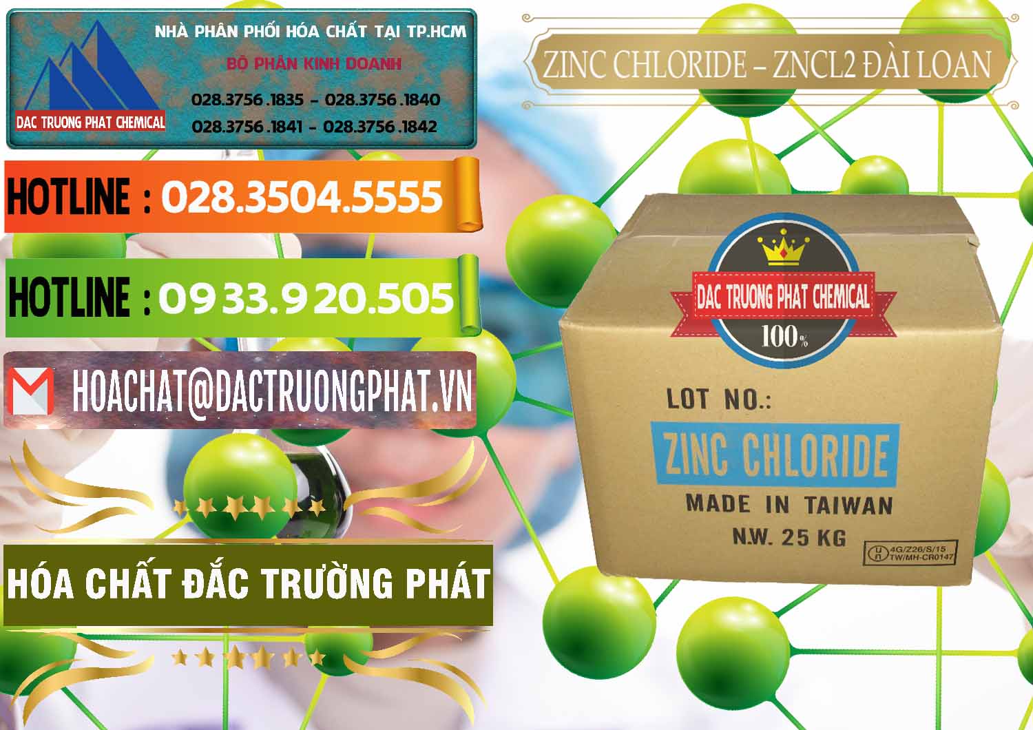 Cty chuyên bán và phân phối Zinc Chloride - ZNCL2 96% Đài Loan Taiwan - 0178 - Nơi phân phối _ cung ứng hóa chất tại TP.HCM - cungcaphoachat.com.vn
