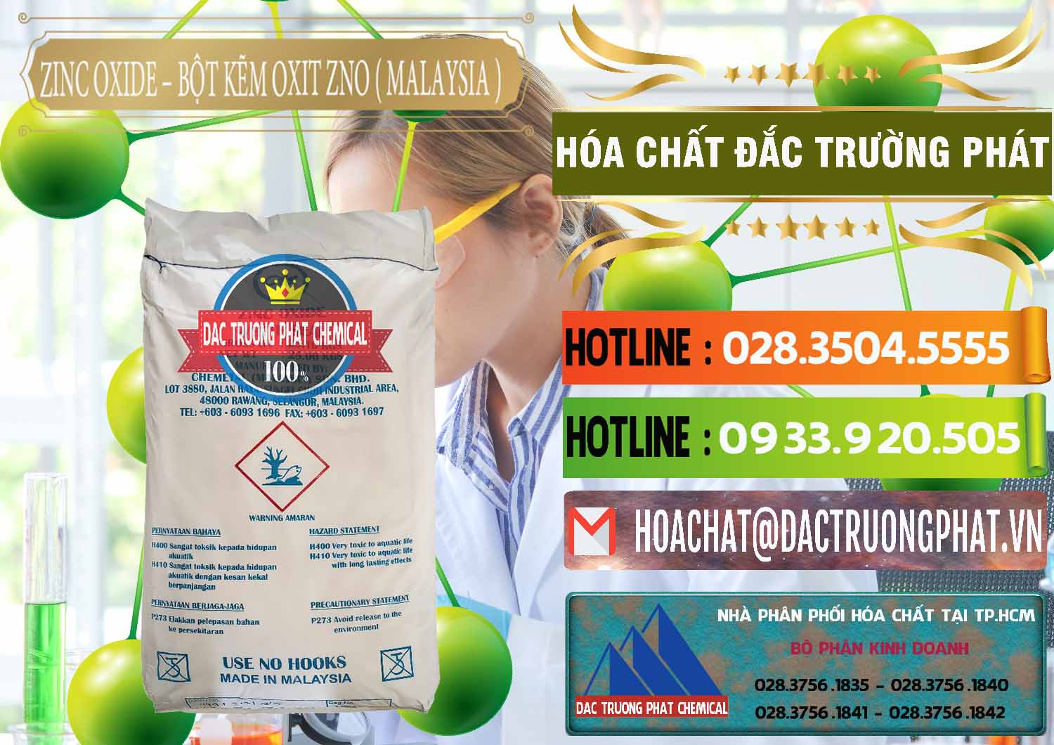 Cty chuyên bán và cung cấp Zinc Oxide - Bột Kẽm Oxit ZNO Malaysia - 0179 - Chuyên nhập khẩu _ cung cấp hóa chất tại TP.HCM - cungcaphoachat.com.vn