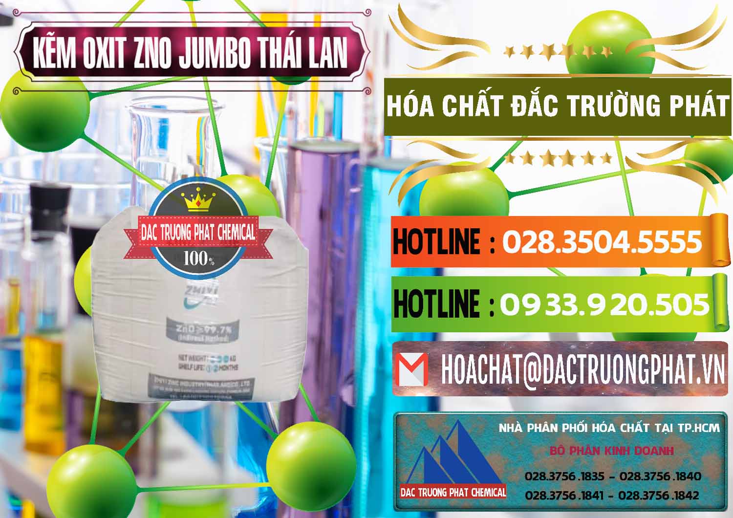 Đơn vị bán - cung ứng Zinc Oxide - Bột Kẽm Oxit ZNO Jumbo Bành Thái Lan Thailand - 0370 - Cty chuyên nhập khẩu _ phân phối hóa chất tại TP.HCM - cungcaphoachat.com.vn