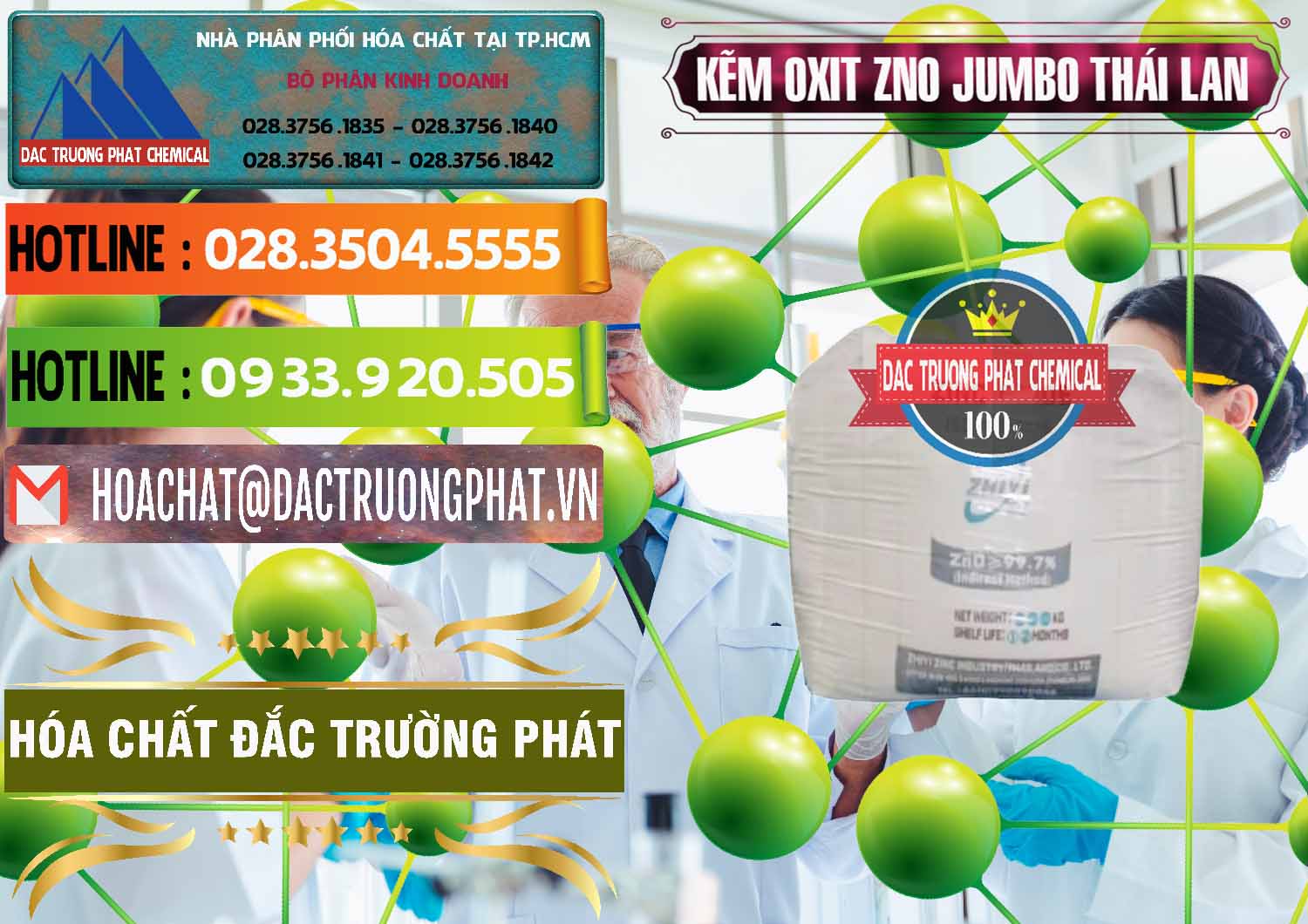Cty cung ứng - bán Zinc Oxide - Bột Kẽm Oxit ZNO Jumbo Bành Thái Lan Thailand - 0370 - Đơn vị phân phối và bán hóa chất tại TP.HCM - cungcaphoachat.com.vn