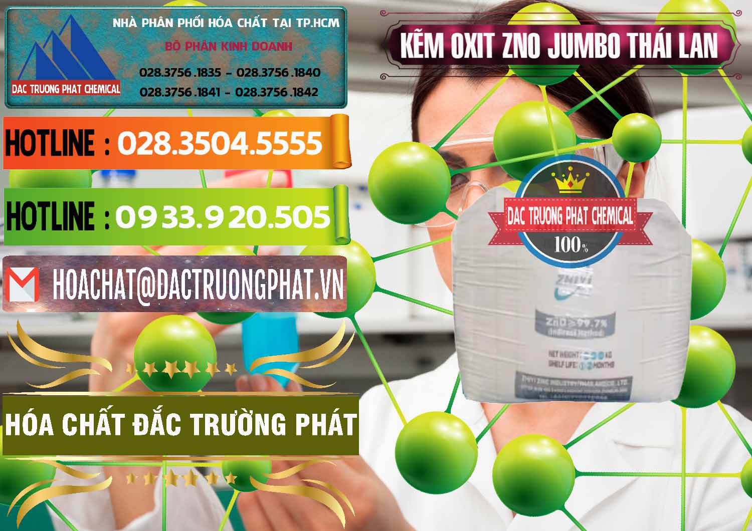 Bán ( phân phối ) Zinc Oxide - Bột Kẽm Oxit ZNO Jumbo Bành Thái Lan Thailand - 0370 - Đơn vị cung cấp - phân phối hóa chất tại TP.HCM - cungcaphoachat.com.vn