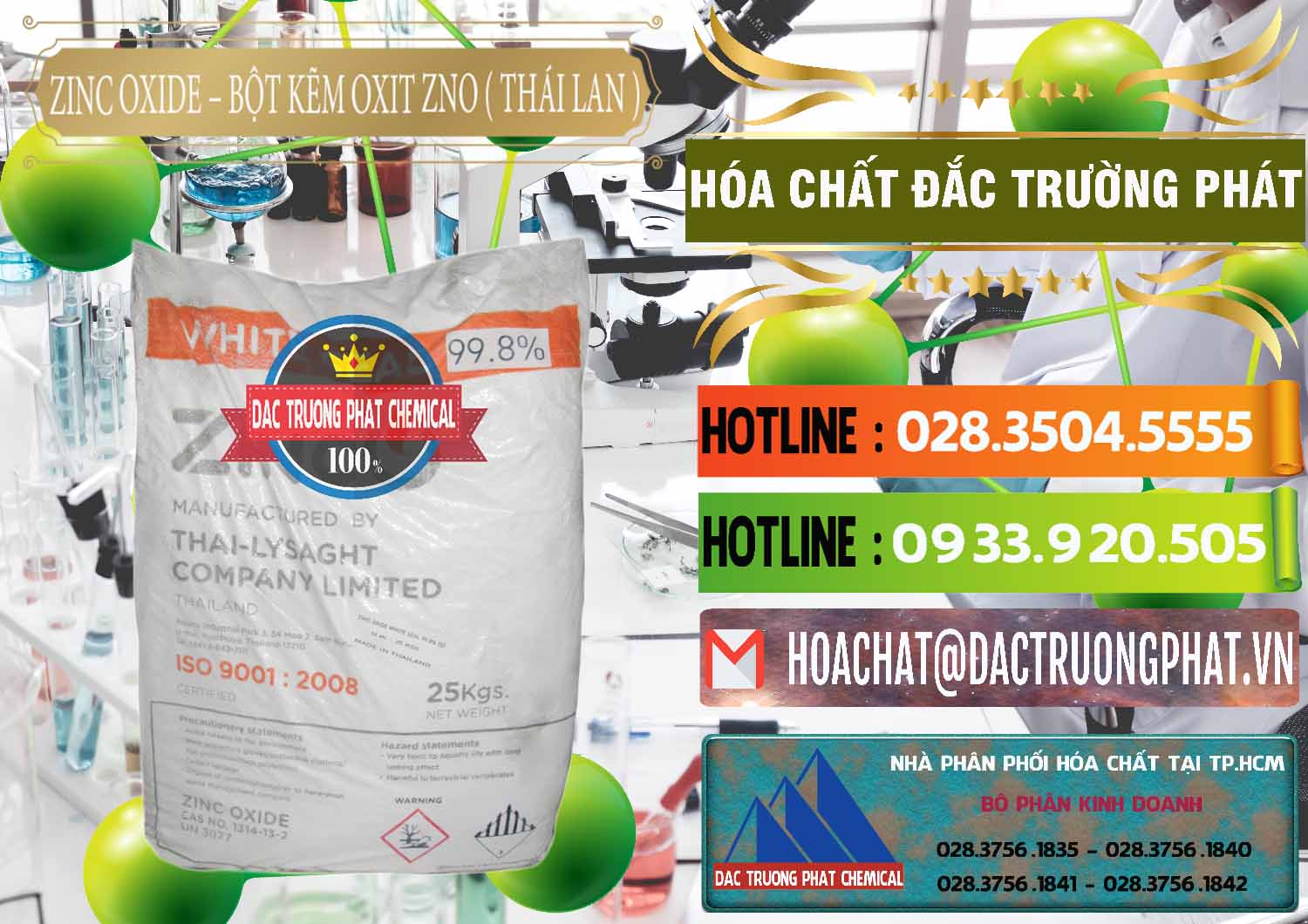 Chuyên cung ứng và bán Zinc Oxide - Bột Kẽm Oxit ZNO Thái Lan Thailand - 0181 - Đơn vị bán _ phân phối hóa chất tại TP.HCM - cungcaphoachat.com.vn