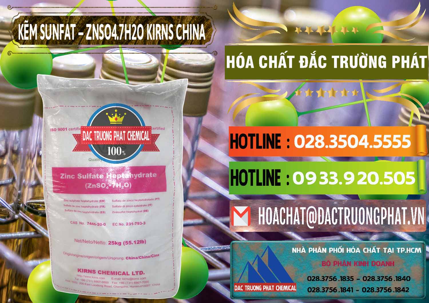 Công ty bán _ cung ứng Kẽm Sunfat – ZNSO4.7H2O Kirns Trung Quốc China - 0089 - Cty chuyên kinh doanh ( cung cấp ) hóa chất tại TP.HCM - cungcaphoachat.com.vn
